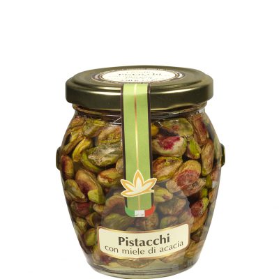 pistacchi con miele d'acacia 220g